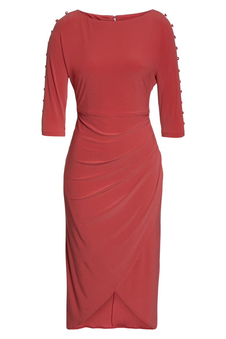 Button Sleeve Sheath, Alternate, color, AMARYLLIS