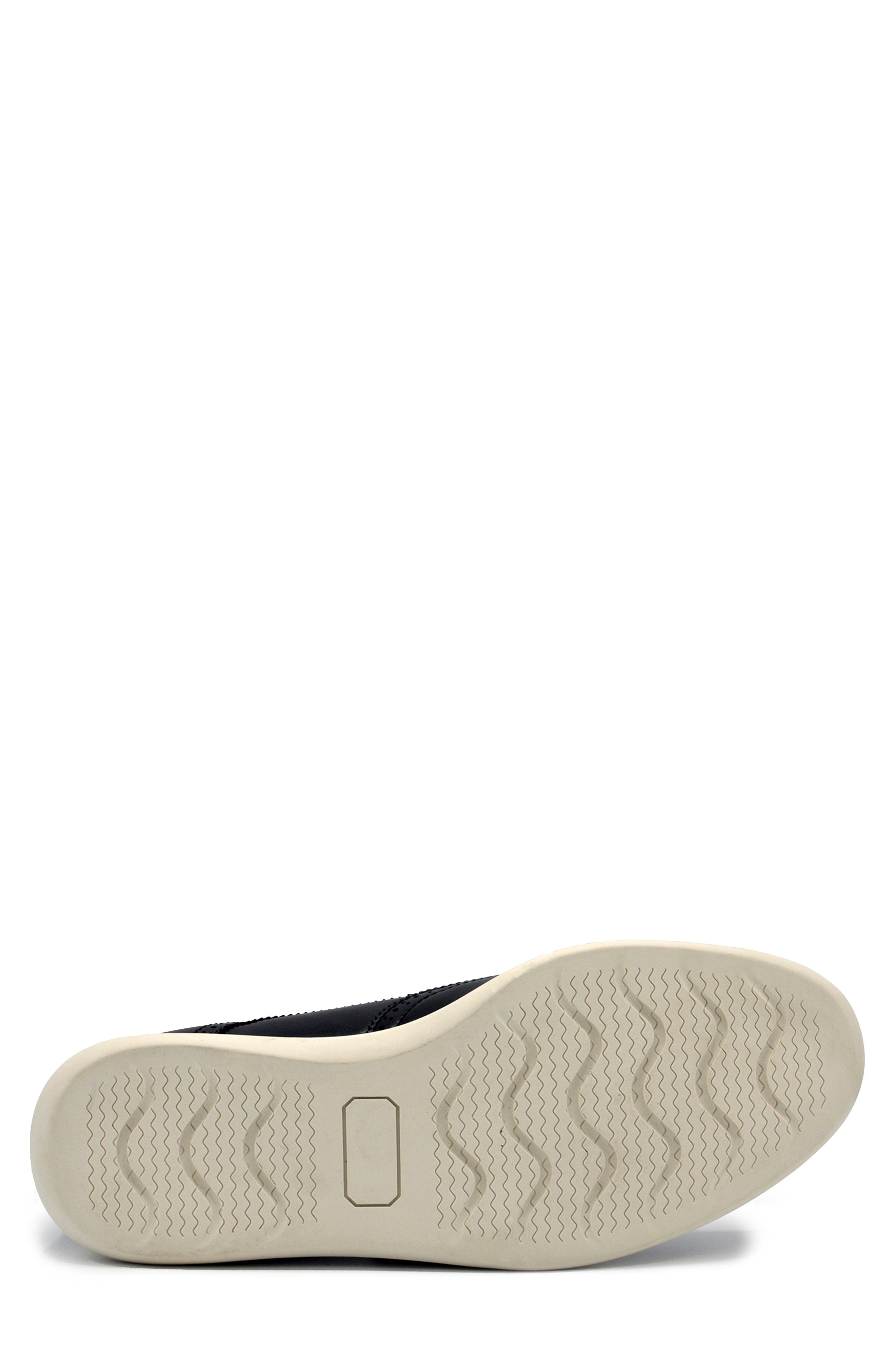 Ardon Wingtip Sneaker, Alternate, color, BLACK