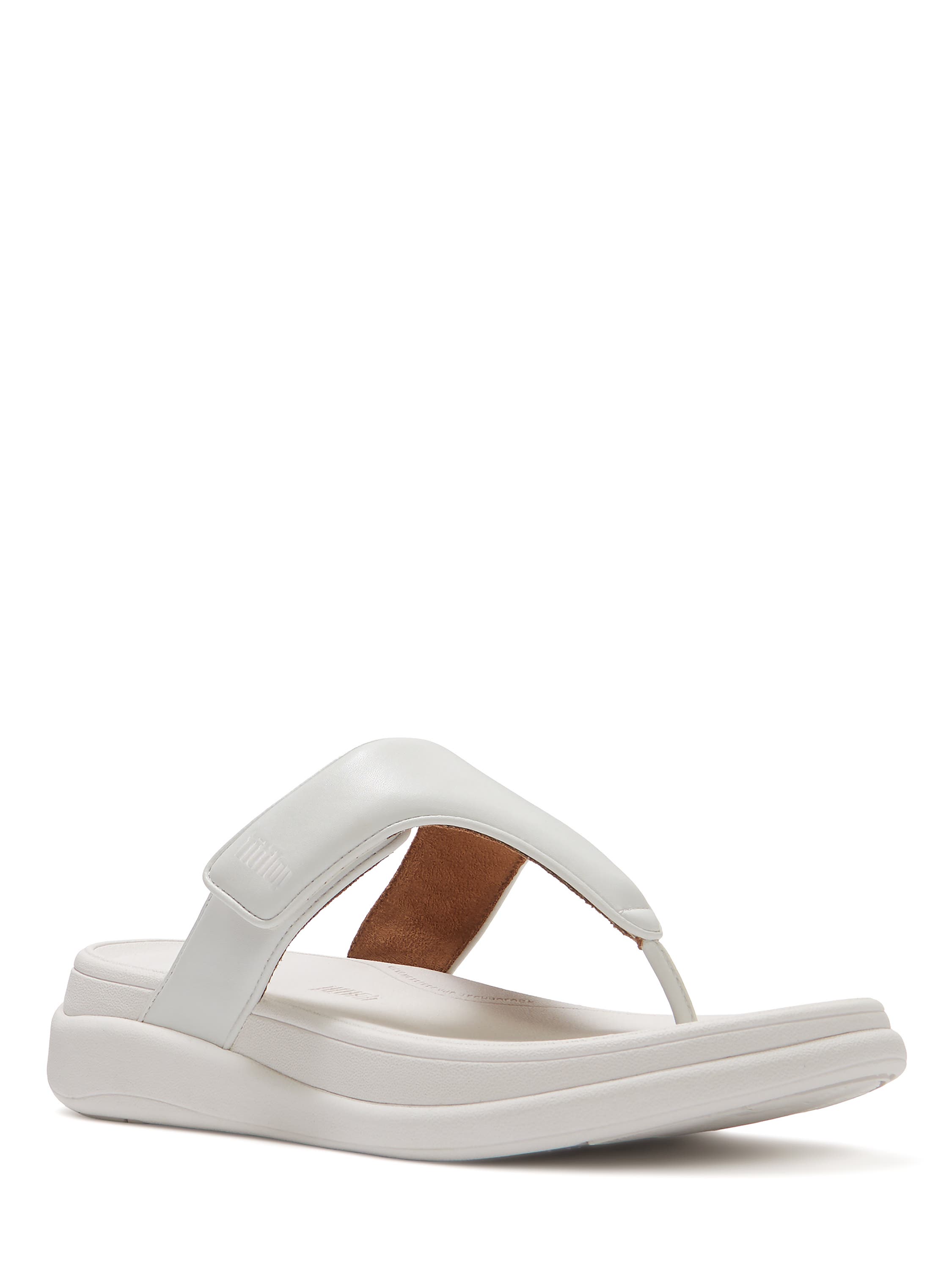 FitFlop F-Mode Go Adj TP Sandal, Main, color, Urban White