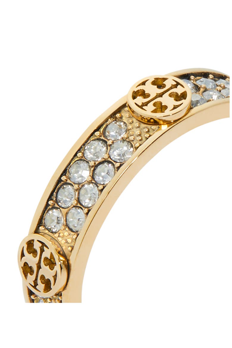 Icon Pave Ring, Alternate, color, TORY GOLD / CRYSTAL