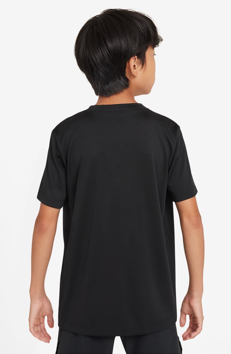 Nike Kids' Dri-FIT Sportswear Legend Graphic T-Shirt, Alternate, color, Black/ Hyper Pink