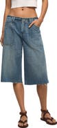 Lucky Brand Low Rise Culotte Denim Shorts