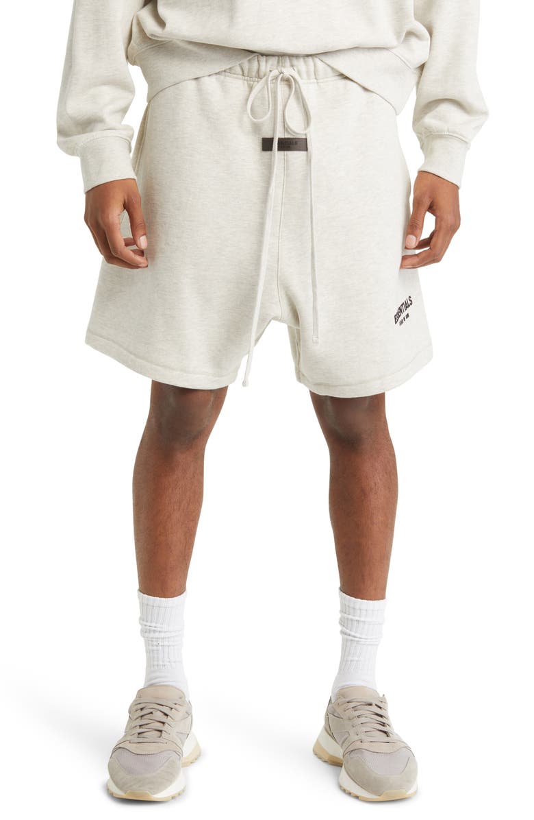 Fear of God Essentials Relaxed Cotton Blend Sweat Shorts, Main, color,