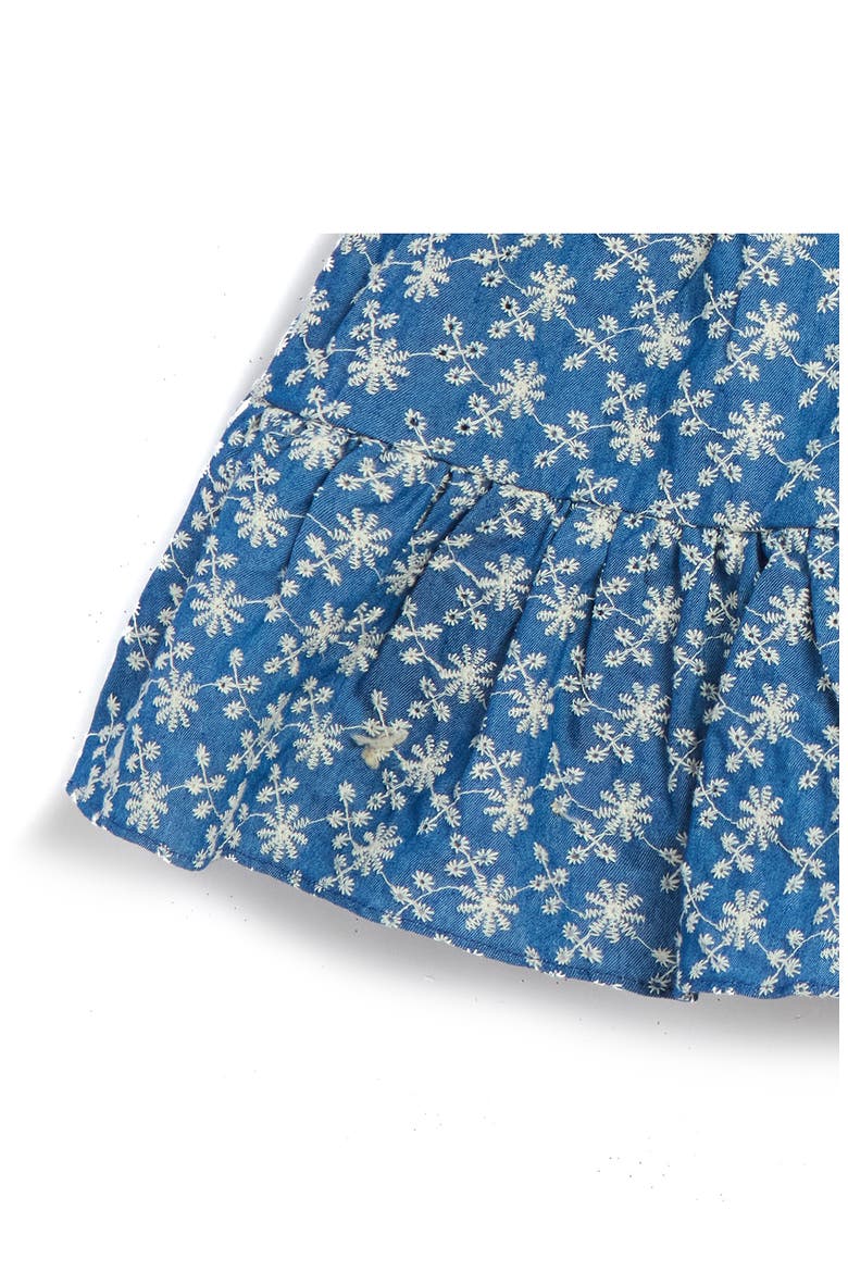 Kids' Serena Eyelet Chambray Dress, Alternate, color, BLUE