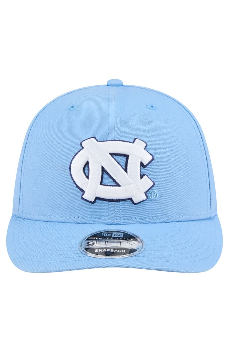 New Era Men's New Era Carolina Blue North Carolina Tar Heels Low Profile 9FIFTY Snapback Hat, Alternate, color, 