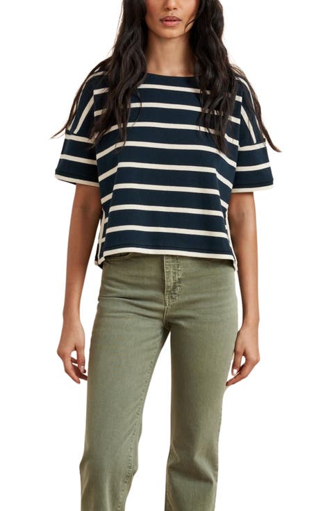 Short Sleeve Breton Tee