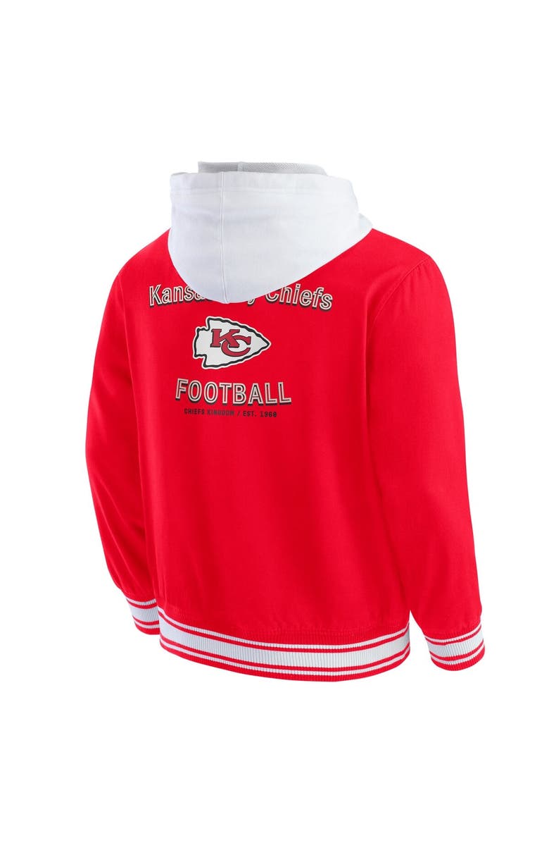 Darius Rucker Collection by Fanatics Men
s Darius Rucker Collection by Fanatics Red Kansas City Chiefs Full-Snap Hoodie Jacket, Alternate, color, Red