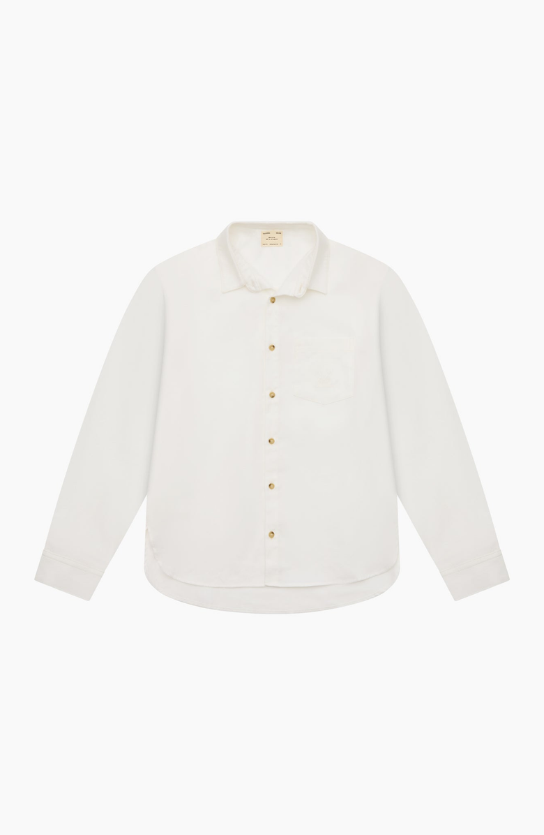 CALIFORNIA INCLINE Oversized Button Down Shirt, Main, color, Salt