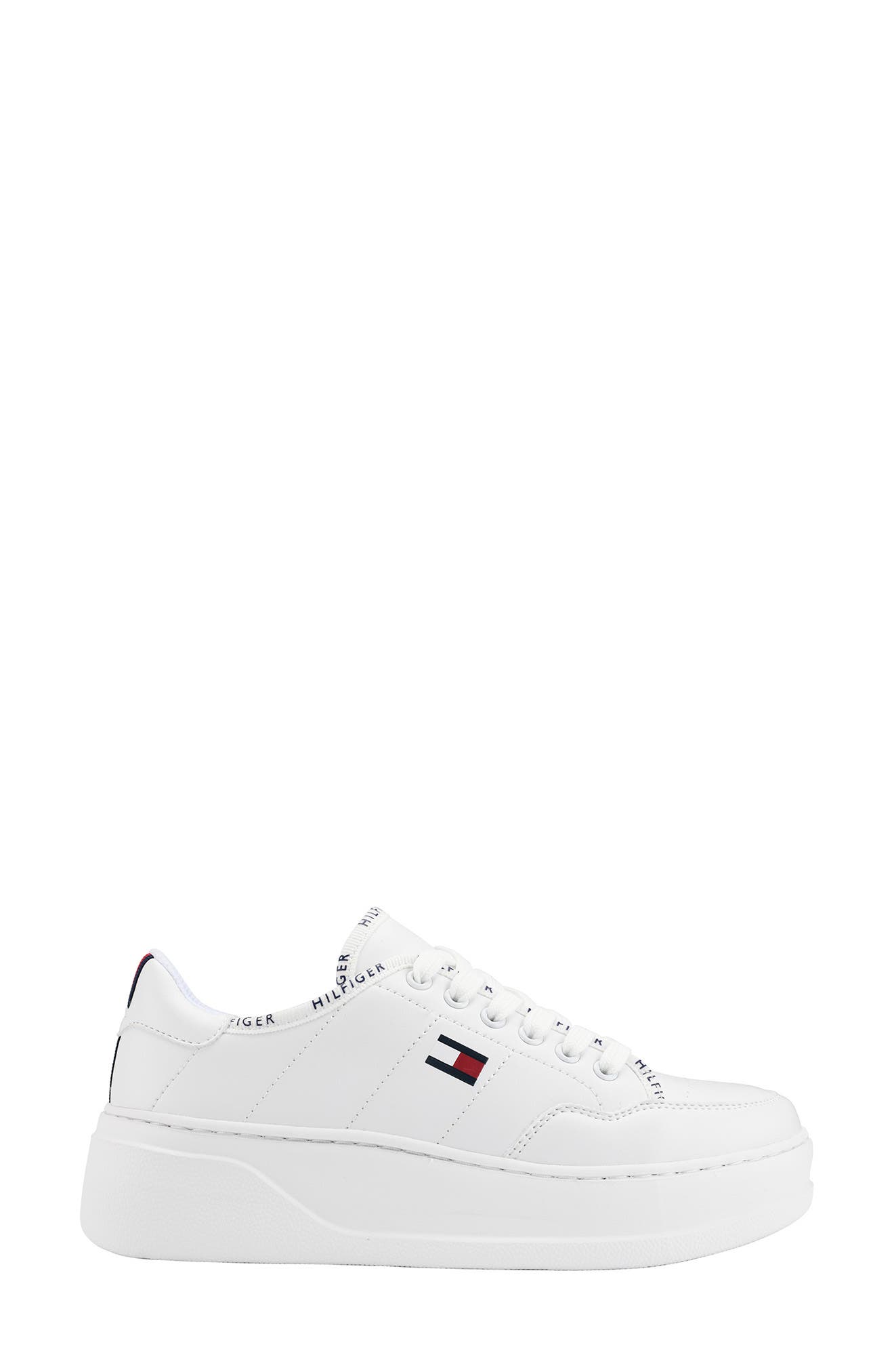 Tommy Hilfiger Grazie Platform Sneaker, Alternate, color, White 141