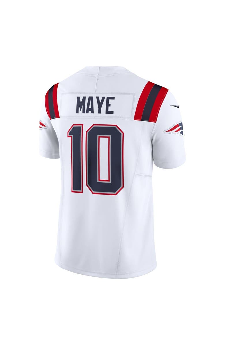 Nike Men's Nike Drake Maye White New England Patriots  Vapor F.U.S.E. Limited Jersey, Alternate, color, White