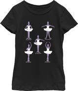 Lost Gods Girl's Lost Gods Ballet Positions  Graphic T-Shirt