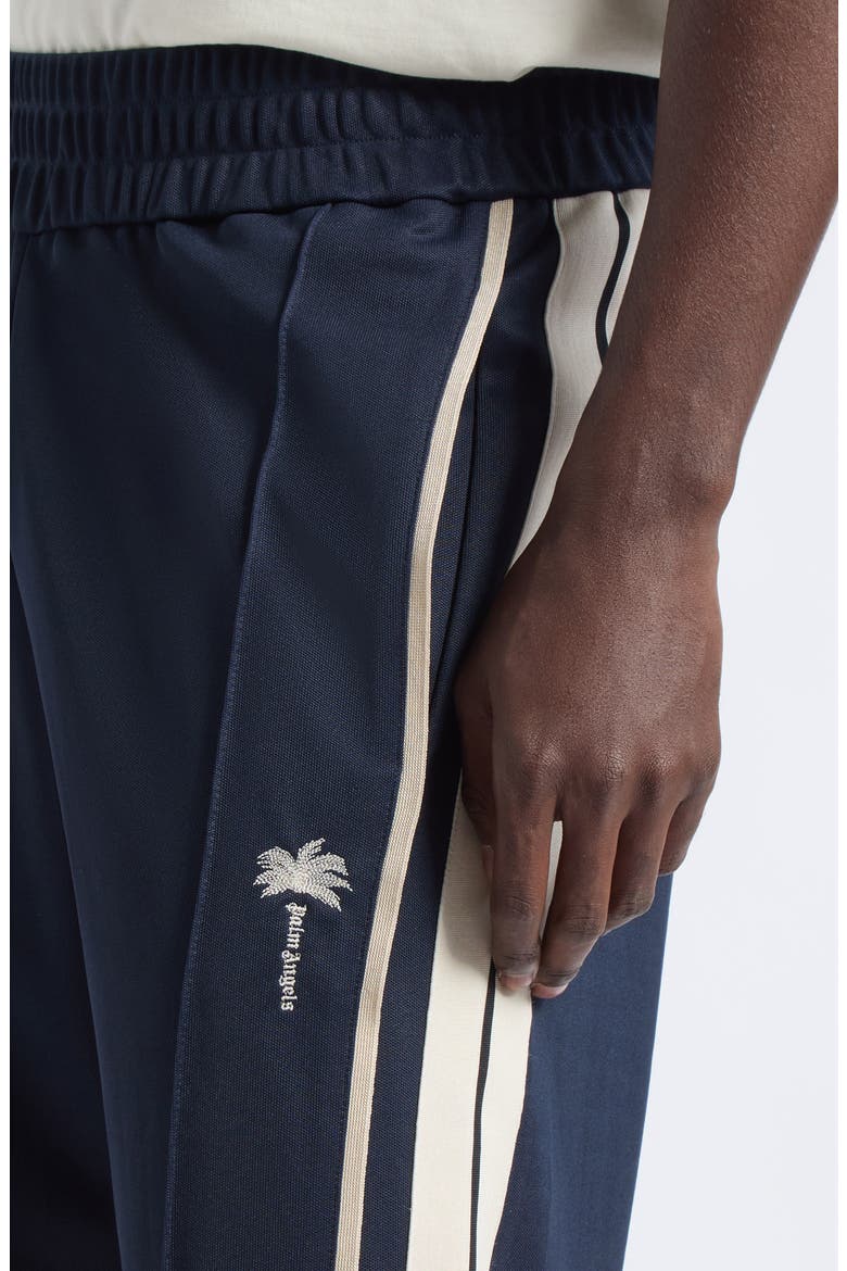 Palm Tree Stripe Track Pants, Alternate, color, NAVY BLUE - OFF WHITE