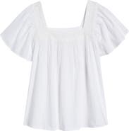 Caslon® Lace Detail Top