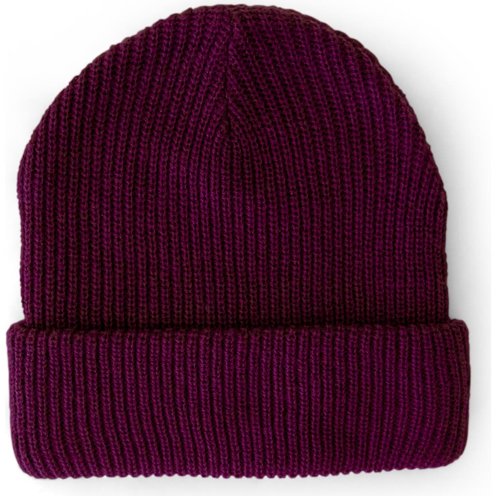 Sunshine Studios Billie Knit Beanie In Purple