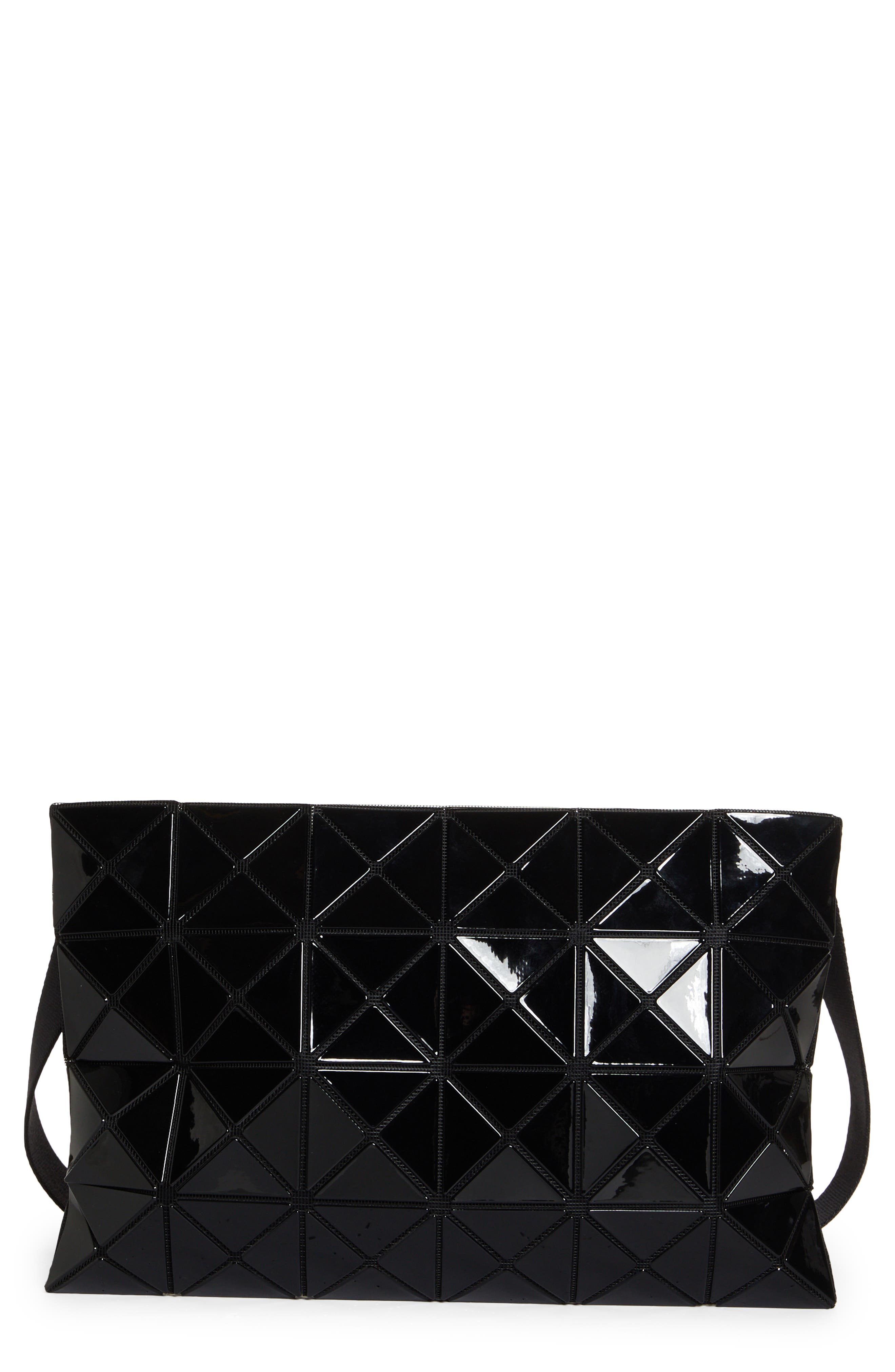 Bao Bao Issey Miyake Lucent Crossbody Bag, Main, color, Black