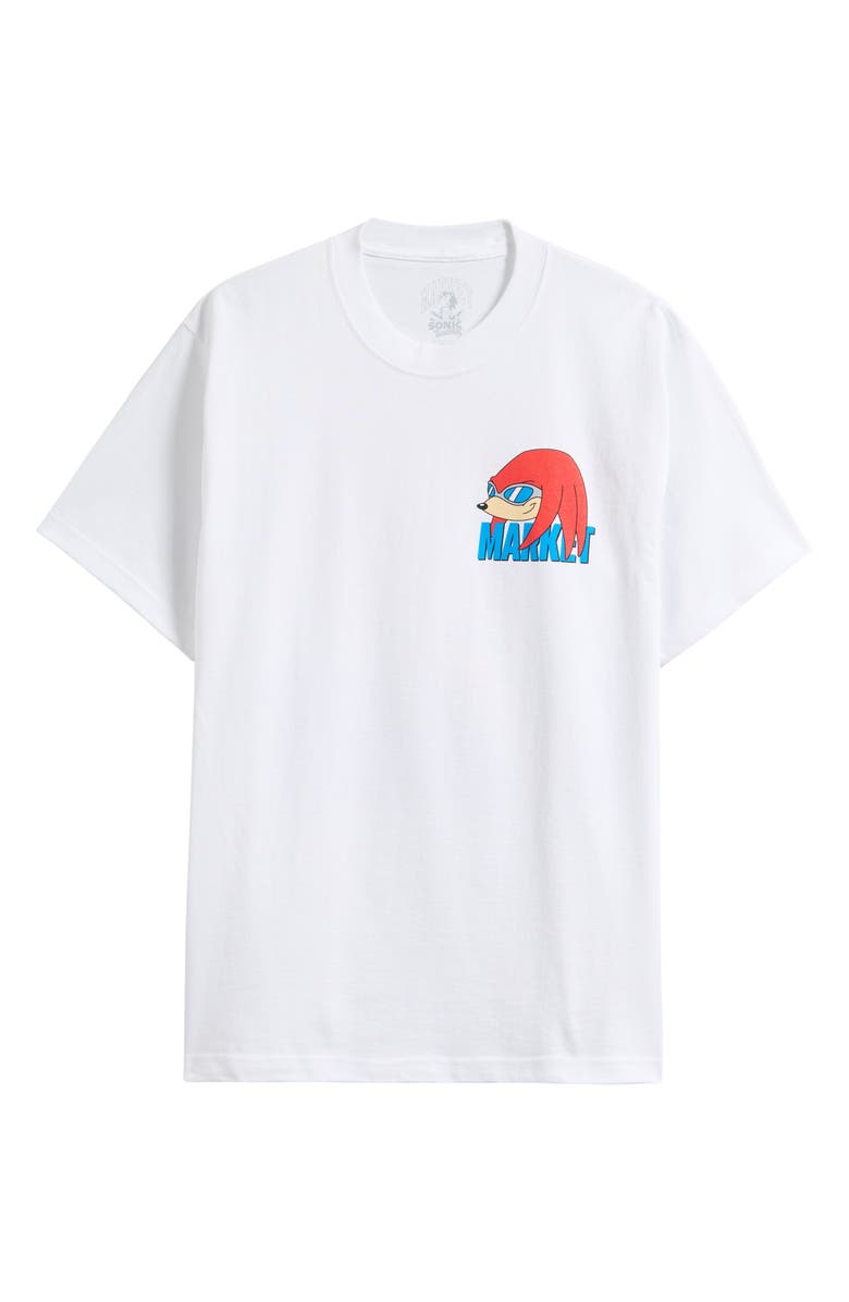 MARKET x Sonic Knuckles Cotton Graphic T-Shirt, Alternate, color, White