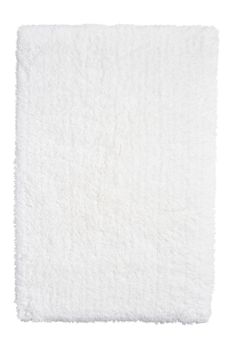 Luxury Bath Rug, Main, color, WHITE