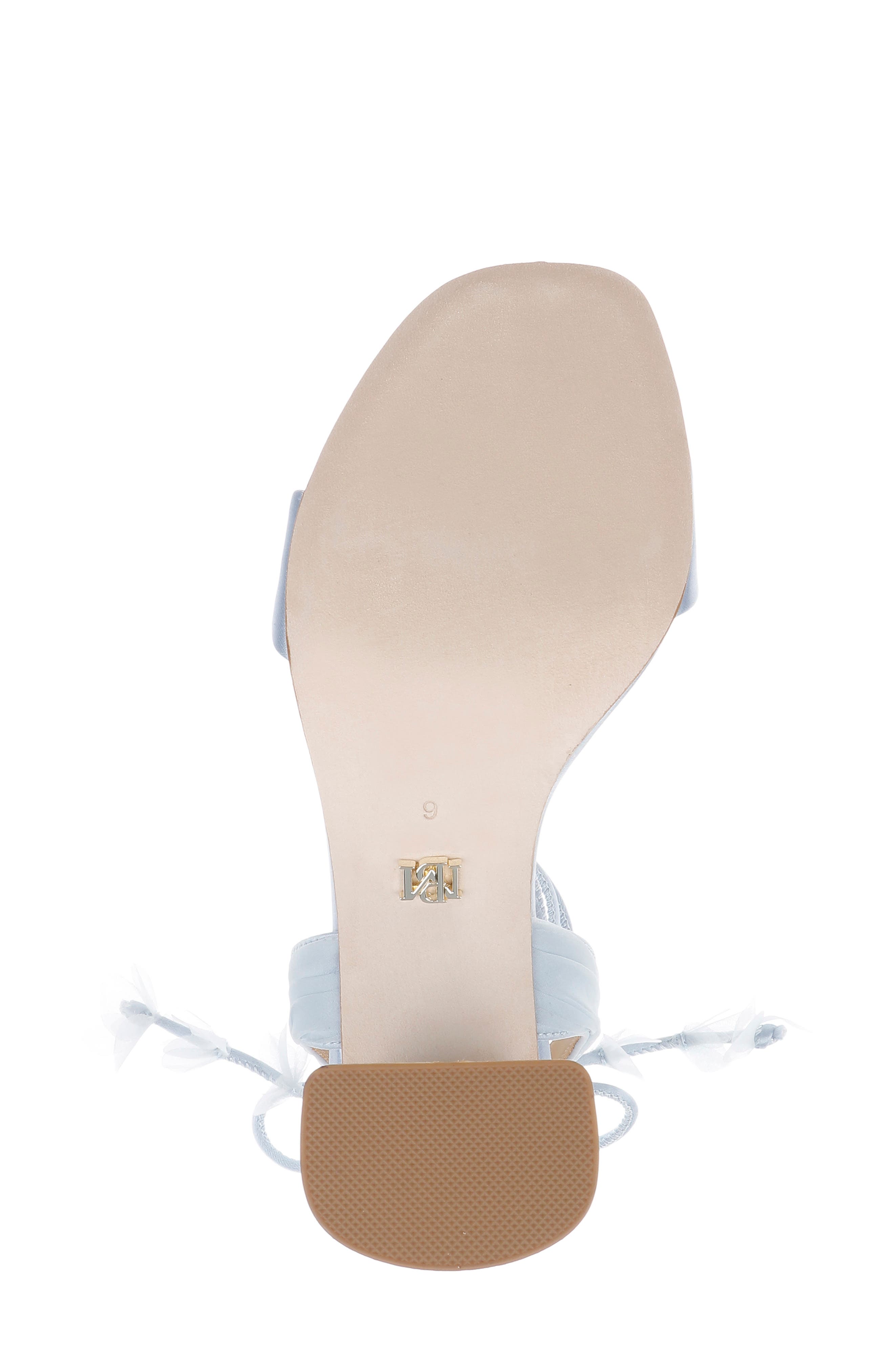 Westminster Ankle Wrap Sandal, Alternate, color, AQUA SATIN