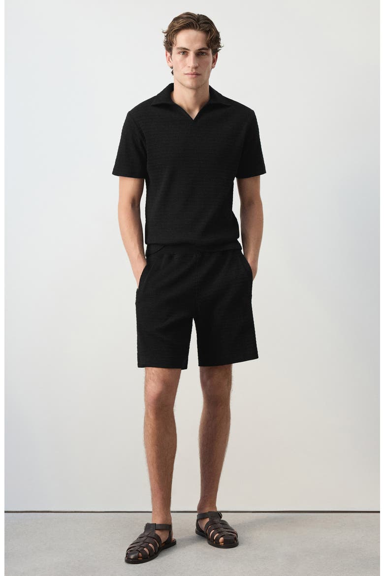 Regular Fit Cotton Polo Shirt, Alternate, color, BLACK