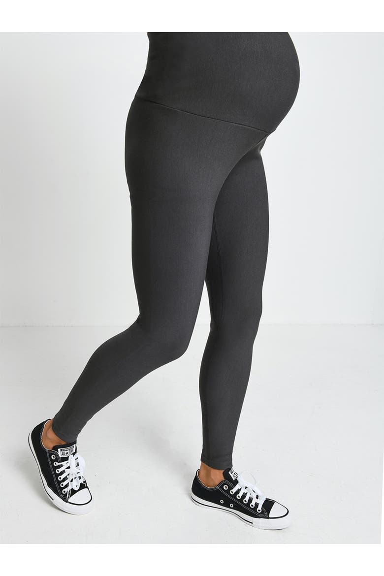 Maternity Tall Winter Leggings, Main, color, Dark Grey