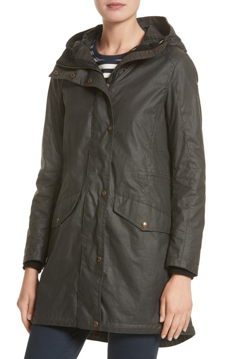 Belstaff Bayford Water Resistant Waxed Cotton Parka, Alternate, color,