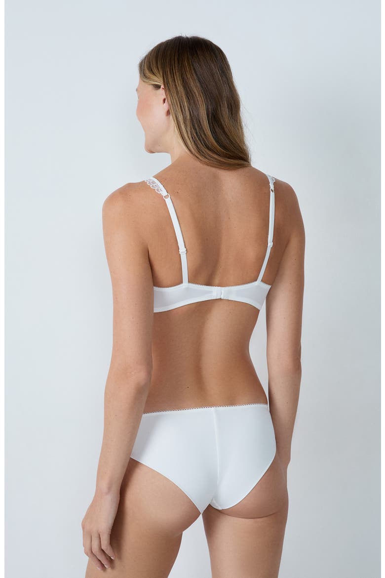 Coeur Underwire Balconette Bra, Alternate, color, ECRU