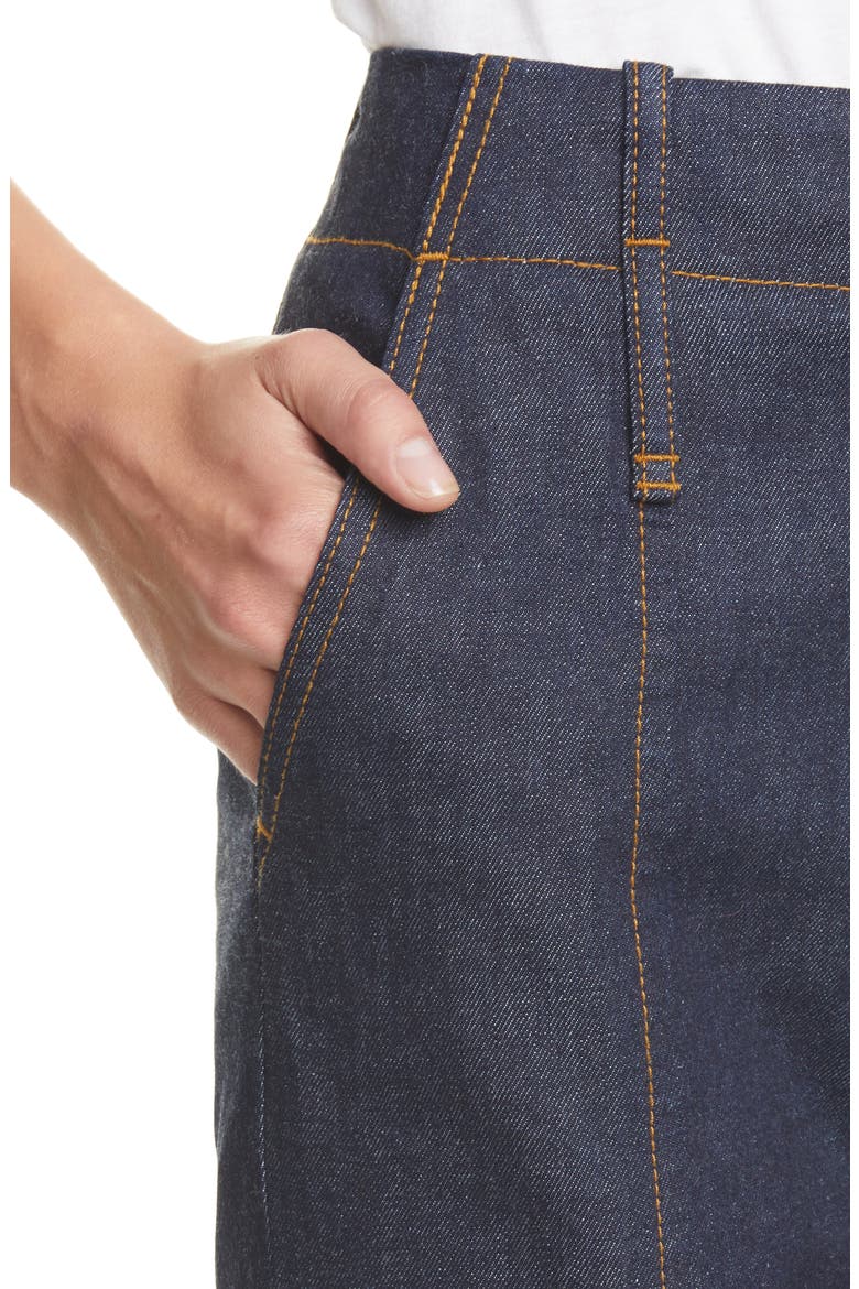 Crop Flare Nonstretch Jeans, Alternate, color, RESIN RINSE