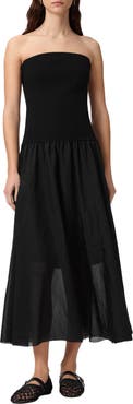 AllSaints Tegan Strapless Dress
