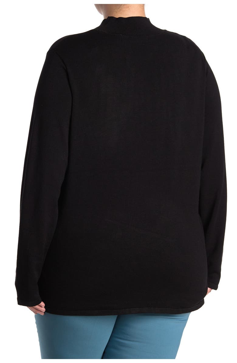 T Tahari Mock Neck Pullover Sweater, Alternate, color, 