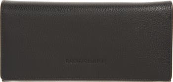 LongChamp newest Le Foulonne Continental Wallet in Chestnut