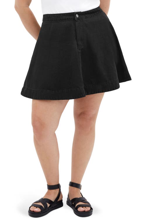 CITY CHIC CITY CHIC FLARED DENIM SKIRT