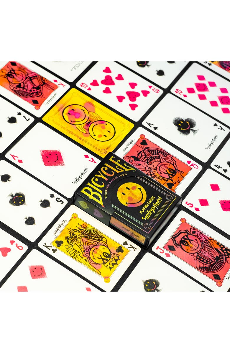 Bicycle Smiley<sup>®</sup> x André Bicycle Limited Edition Playing Cards, Alternate, color,