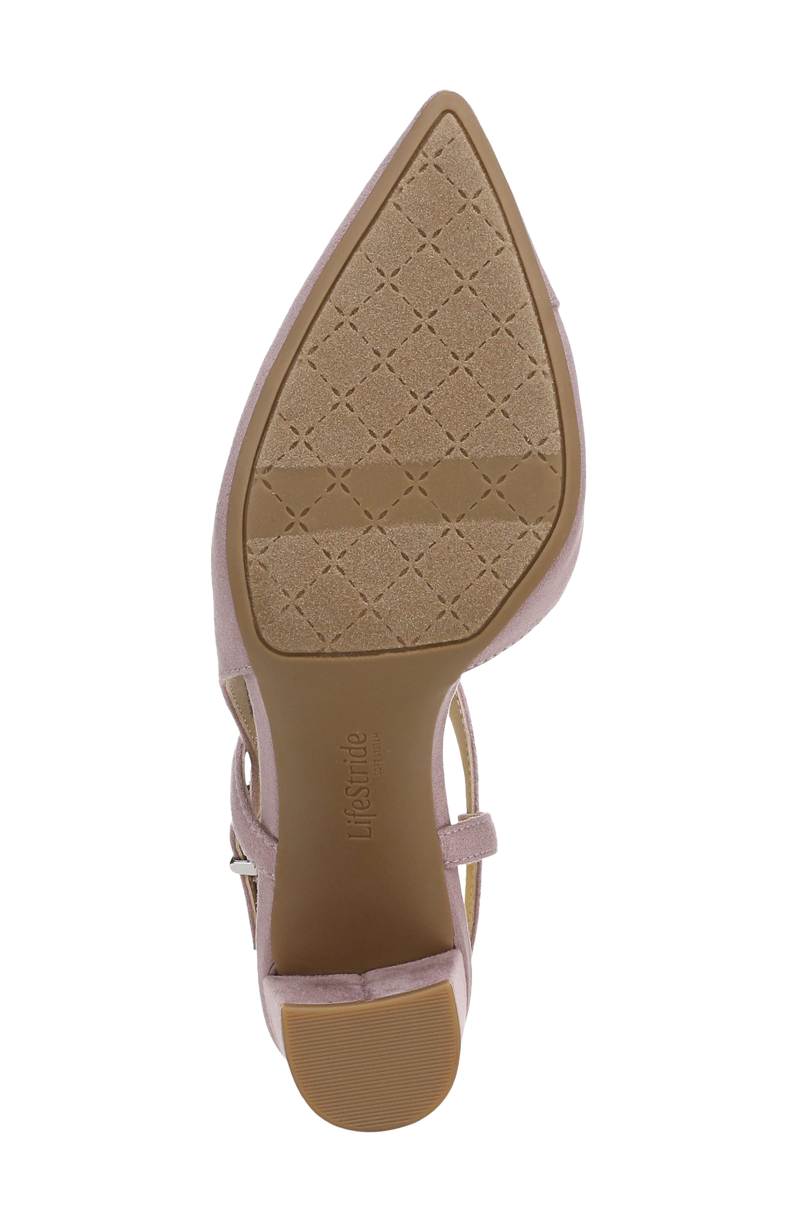 Raelynn Slingback Half d'Orsay Pointed Toe Pump, Alternate, color, AMETHYST