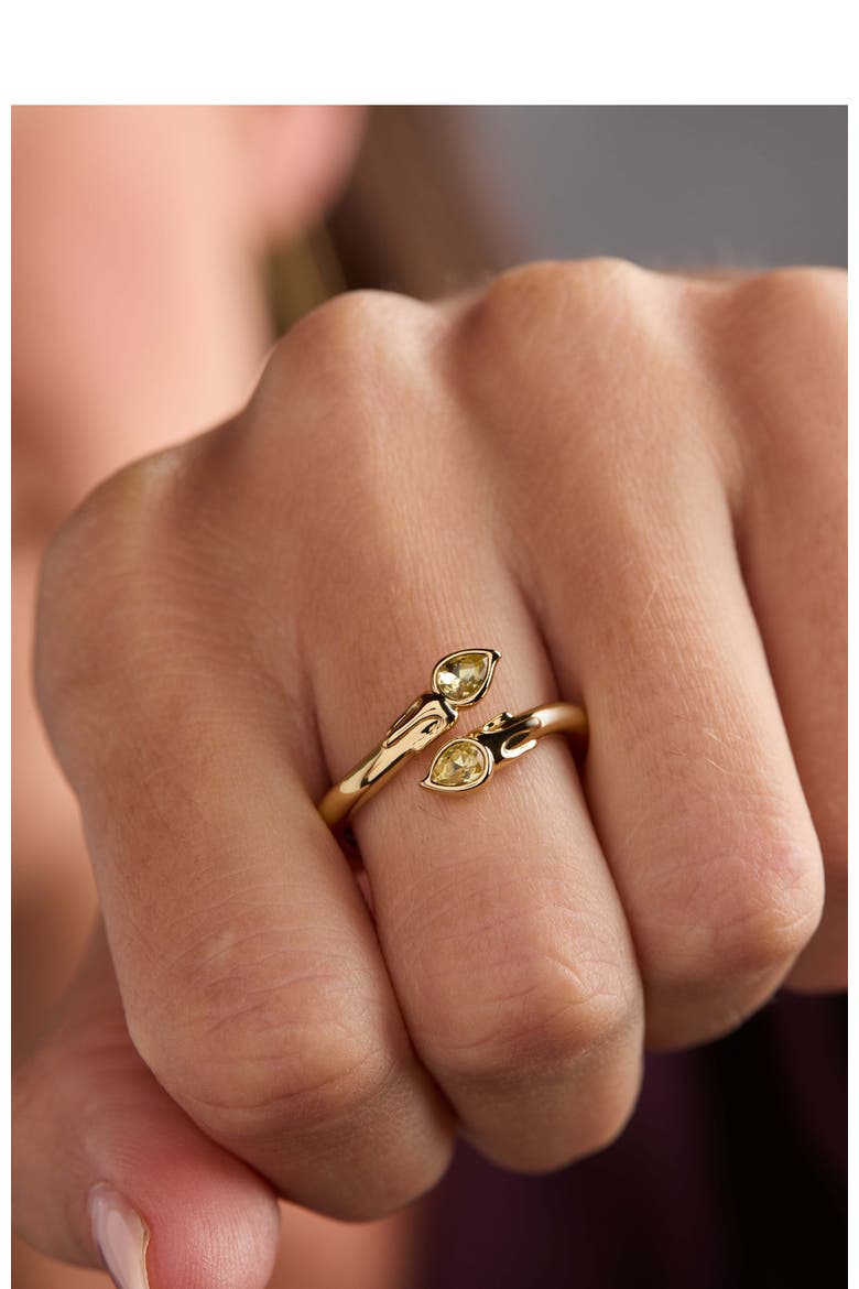 Harry Potter Great Hall Candle Wrap Ring, Alternate, color, Gold