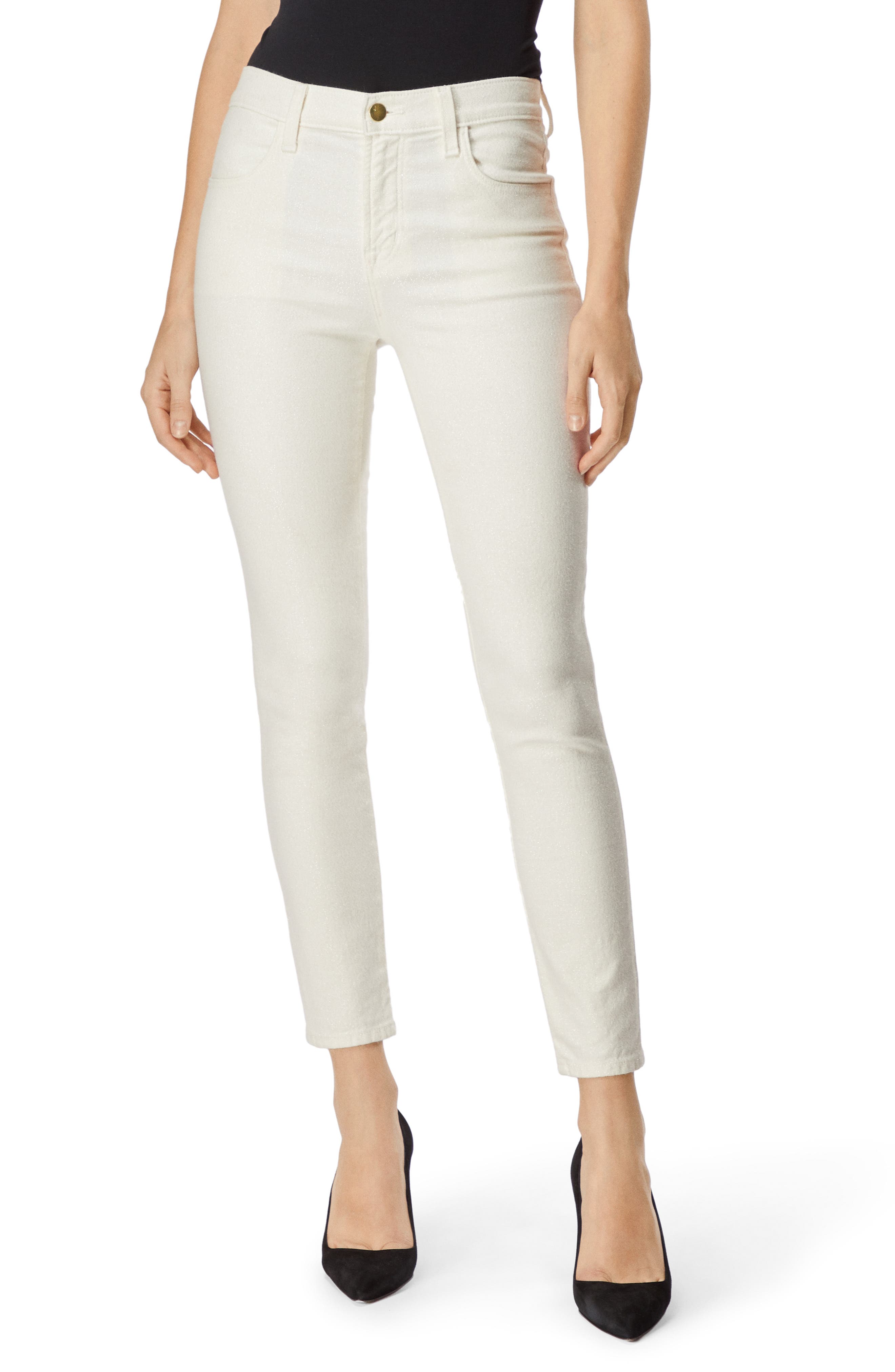 J Brand Alana High Waist Crop Skinny Jeans