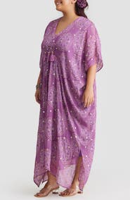 holiCHIC Melanie Tassel Cover-Up Maxi Dress