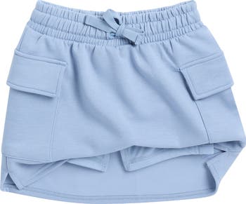 Kids' Ruched Ribbed Tank & Cargo Skort Set