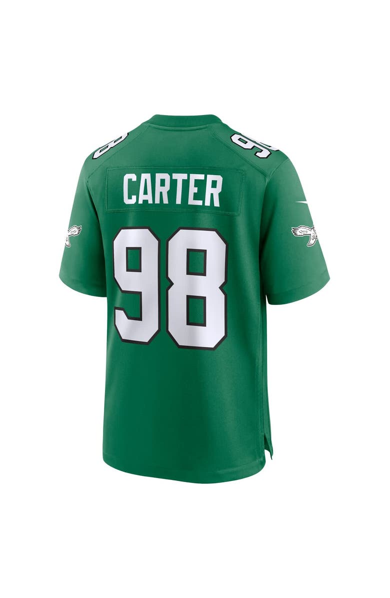 Nike Men's Nike Jalen Carter Kelly Green Philadelphia Eagles Alternate Game Jersey, Alternate, color, Kelly Green