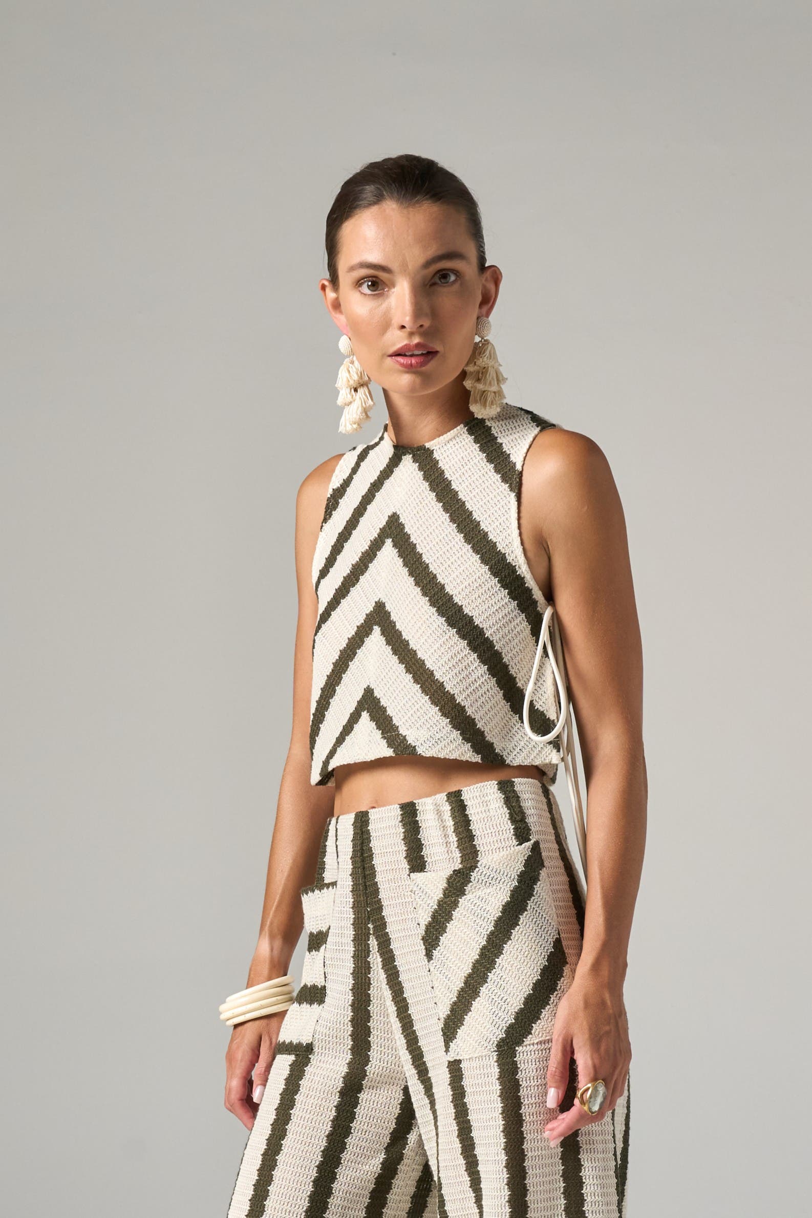 selected Green Stripe