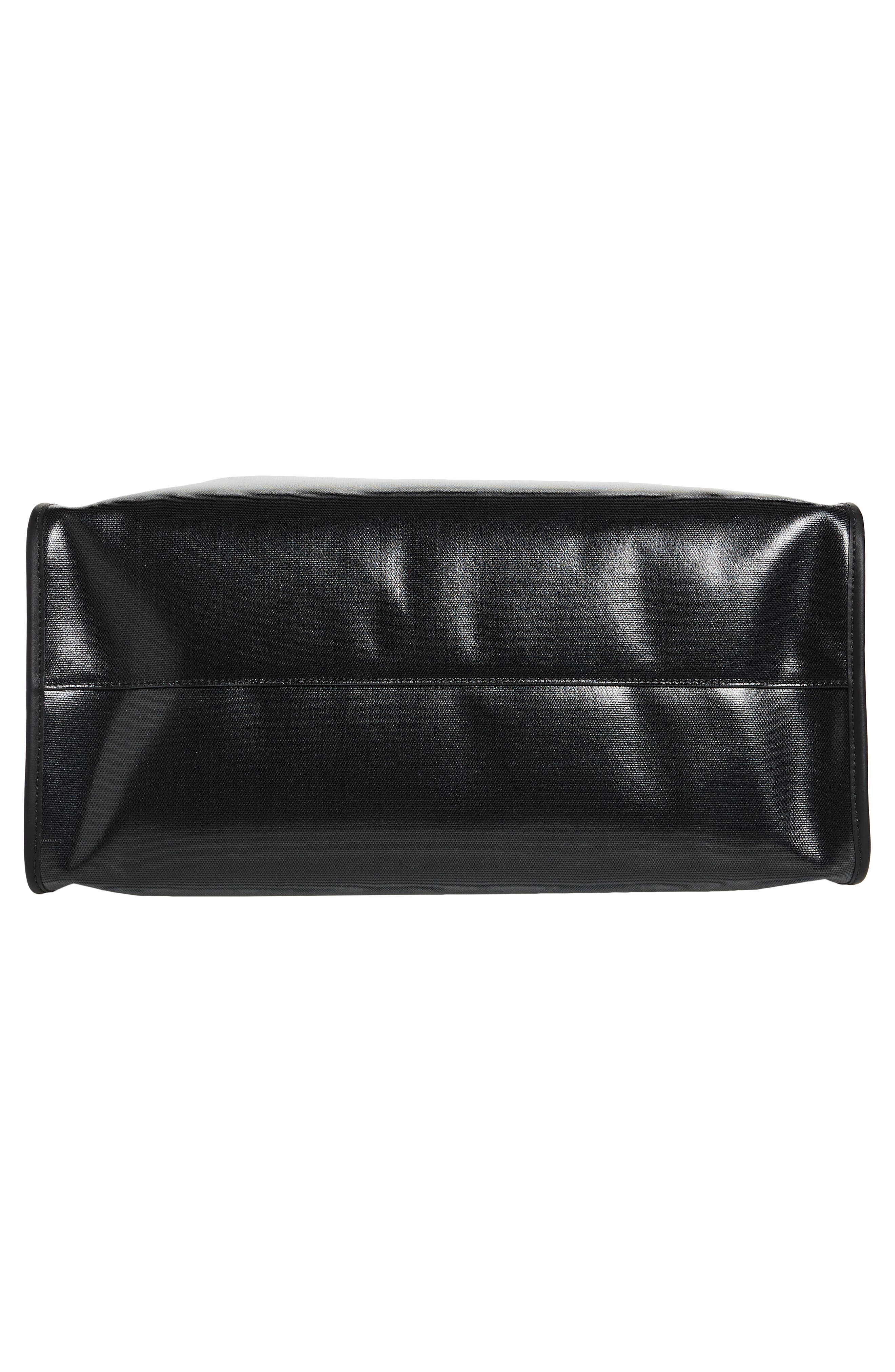 Fendi x Sarah Coleman Fisheye Logo Coated Canvas Tote, Alternate, color, 