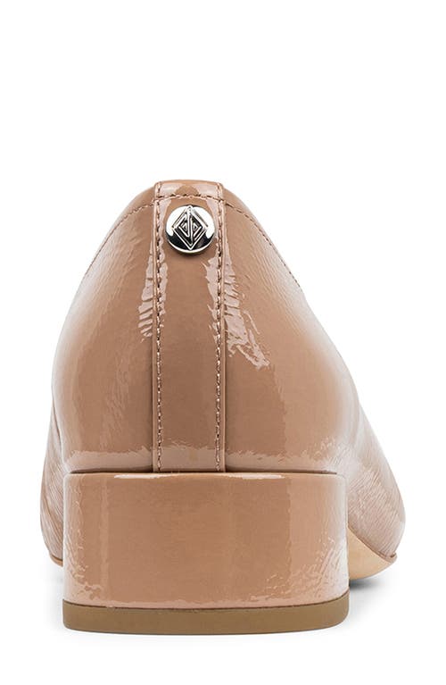 Donald Pliner Block Heel Pump In Brown