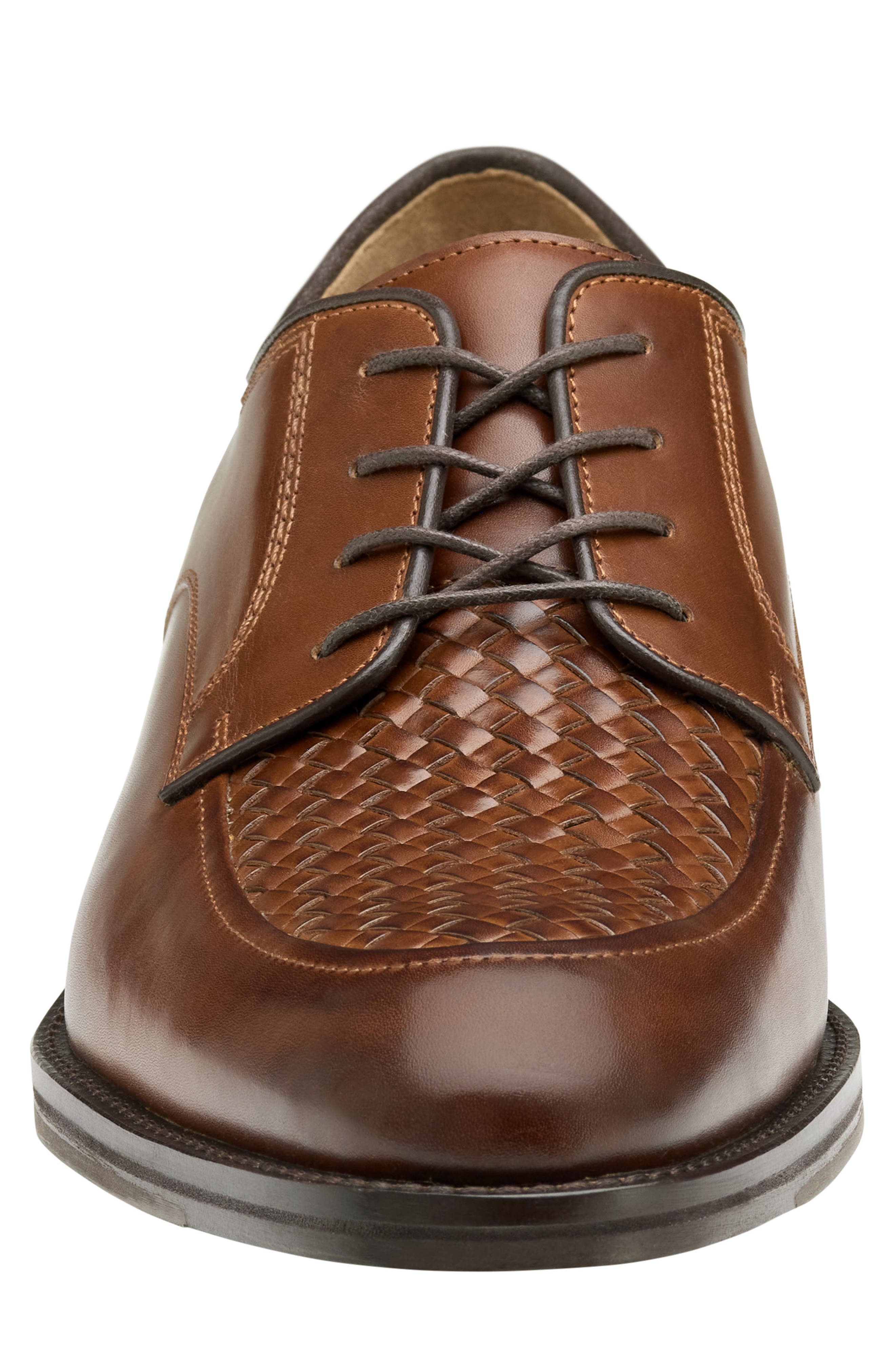 Meade Moc Toe Derby, Alternate, color, TAN