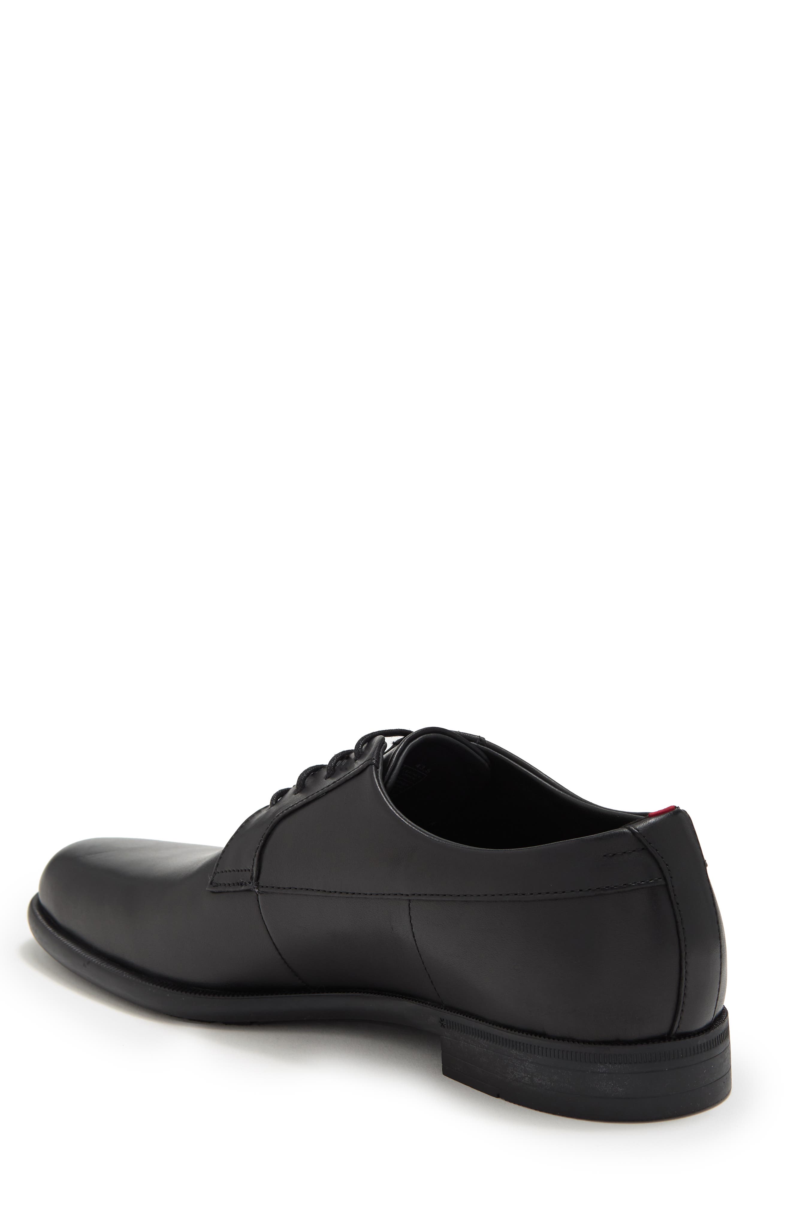 BOSS Kyron Leather Derby, Alternate, color, Black