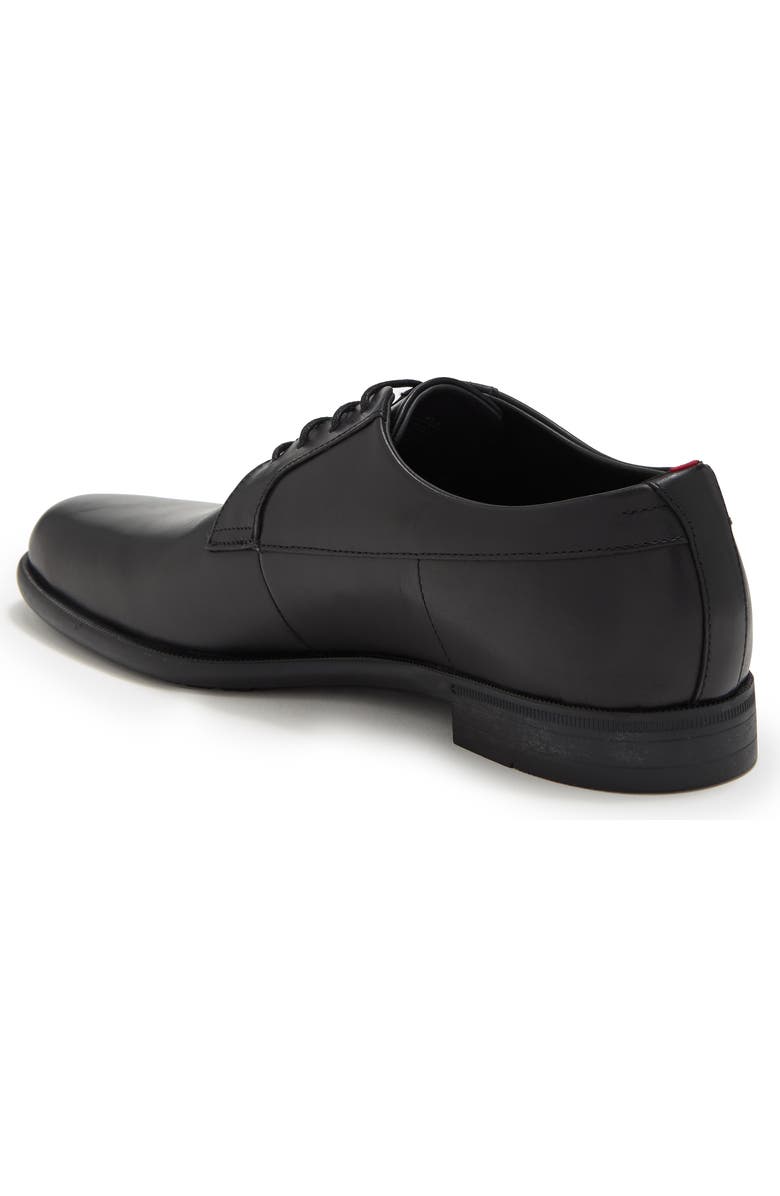 BOSS Kyron Leather Derby, Alternate, color, Black