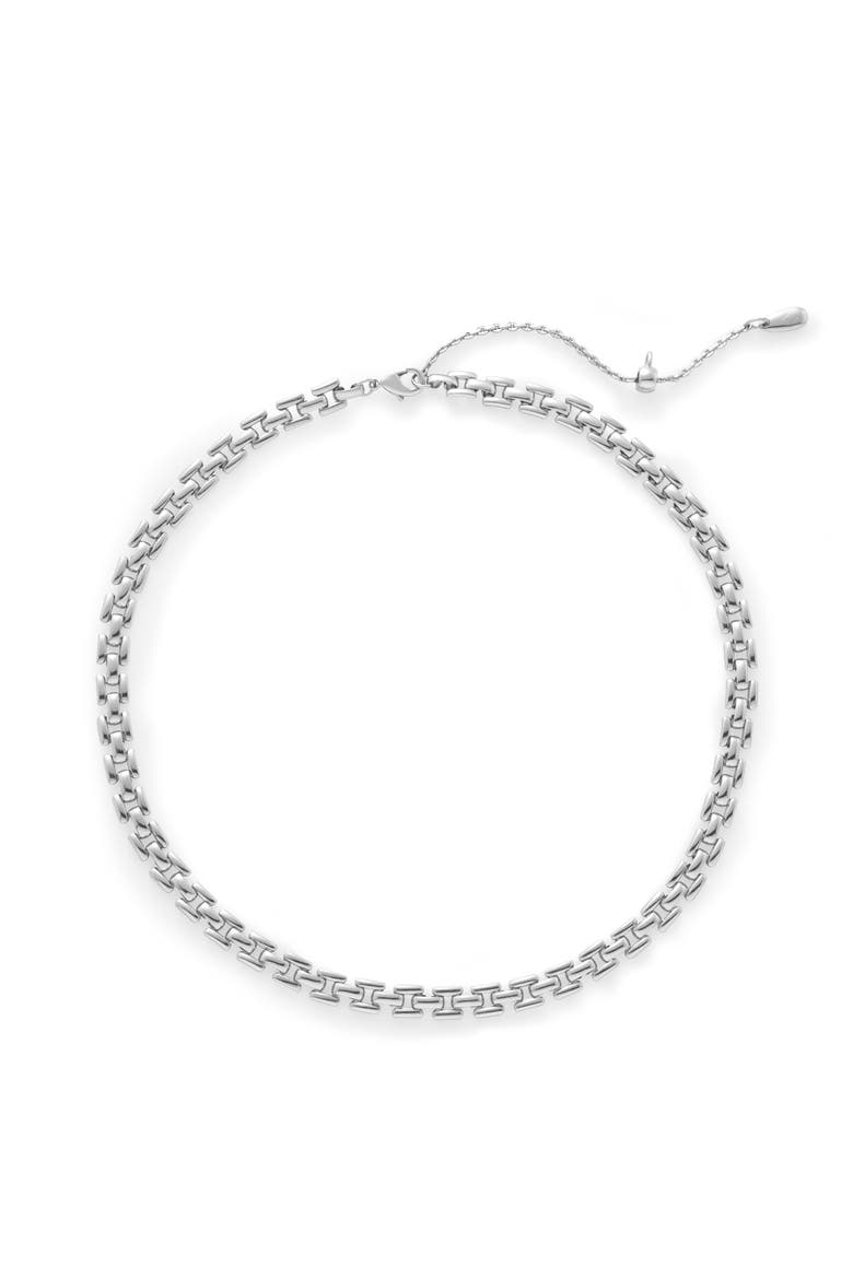 Rome Chain Necklace, Main, color, Silver