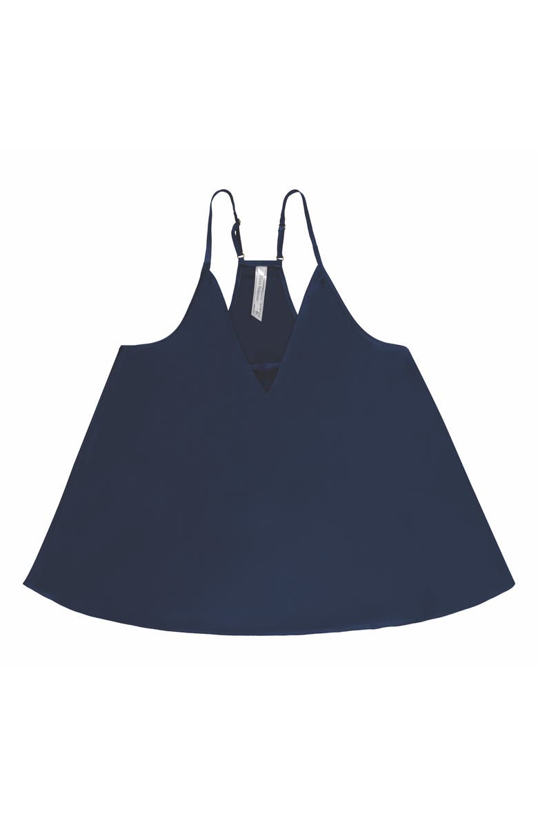 Flora Nikrooz Victoria Satin Camisole, Alternate, color, Estate Blue