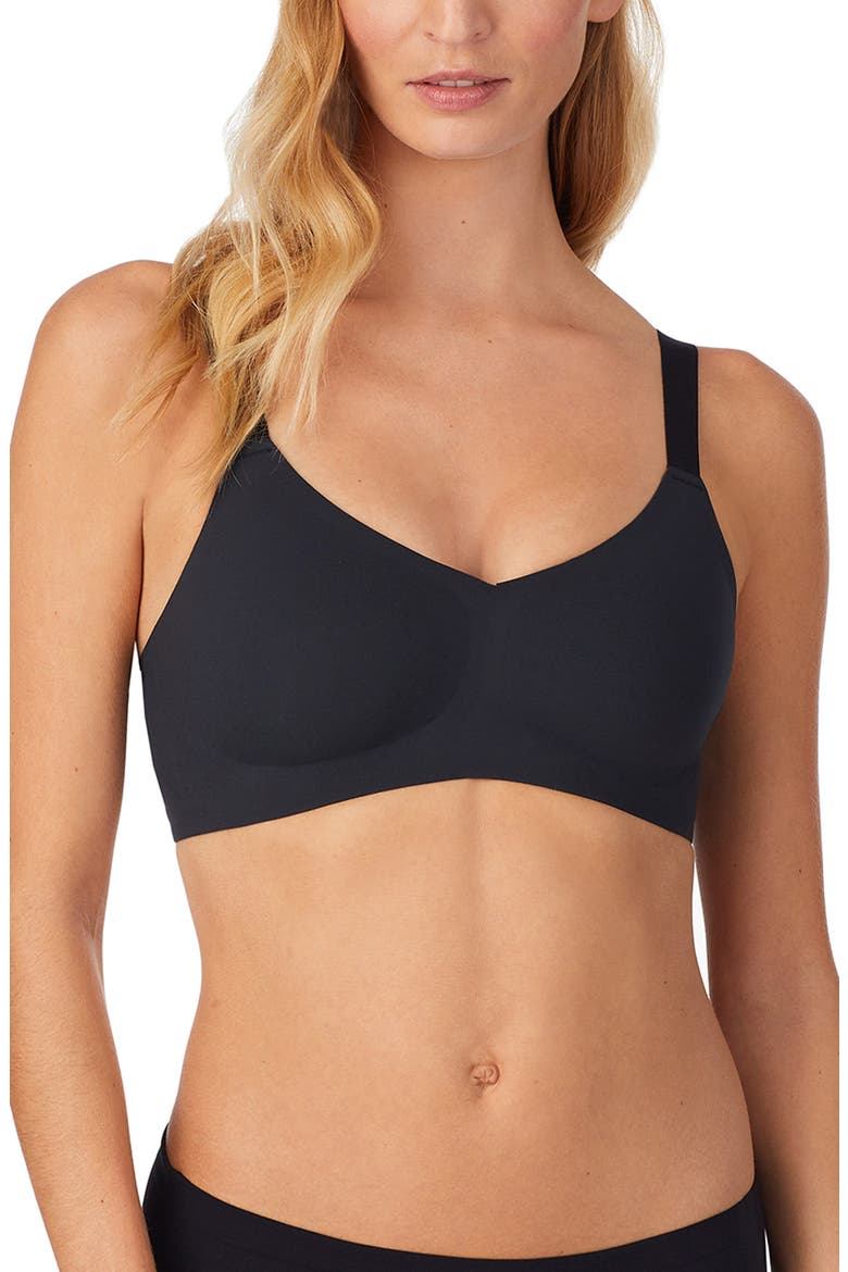 Le Mystére Smooth Shape Unlined Bra, Main, color, BLACK