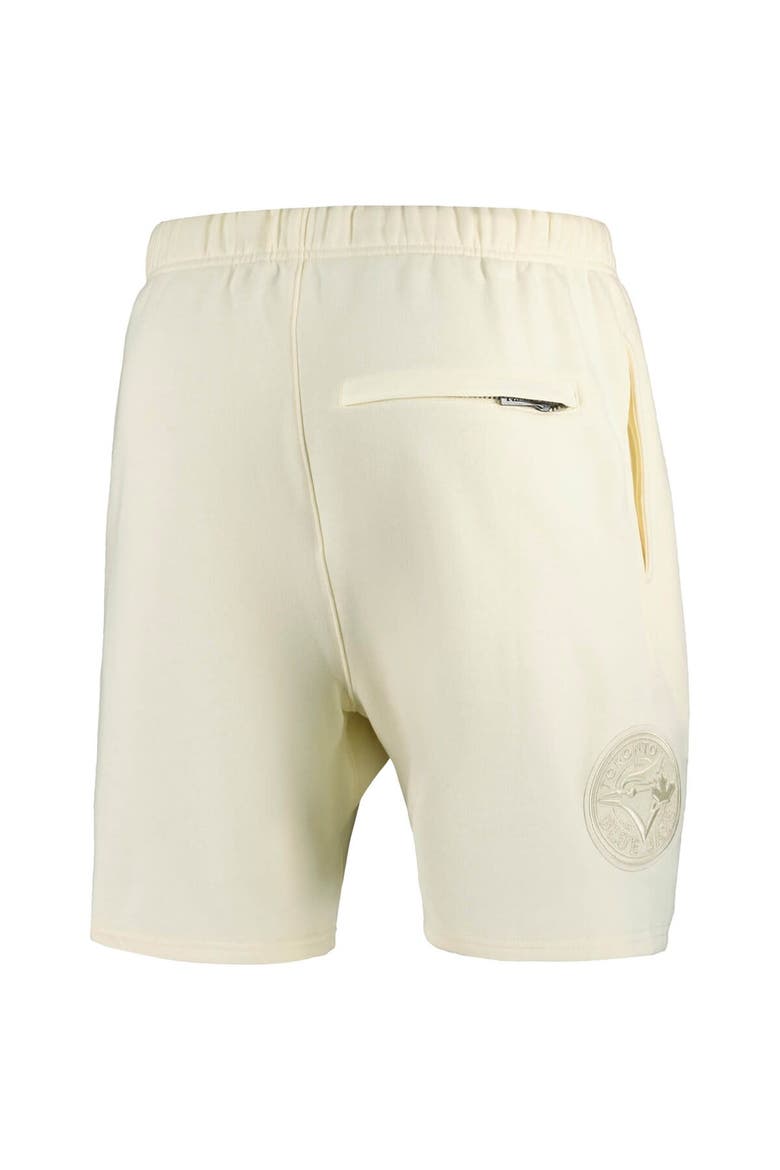 Men's Pro Standard Cream Toronto Blue Jays Neutral Fleece Shorts, Alternate, color, Cream