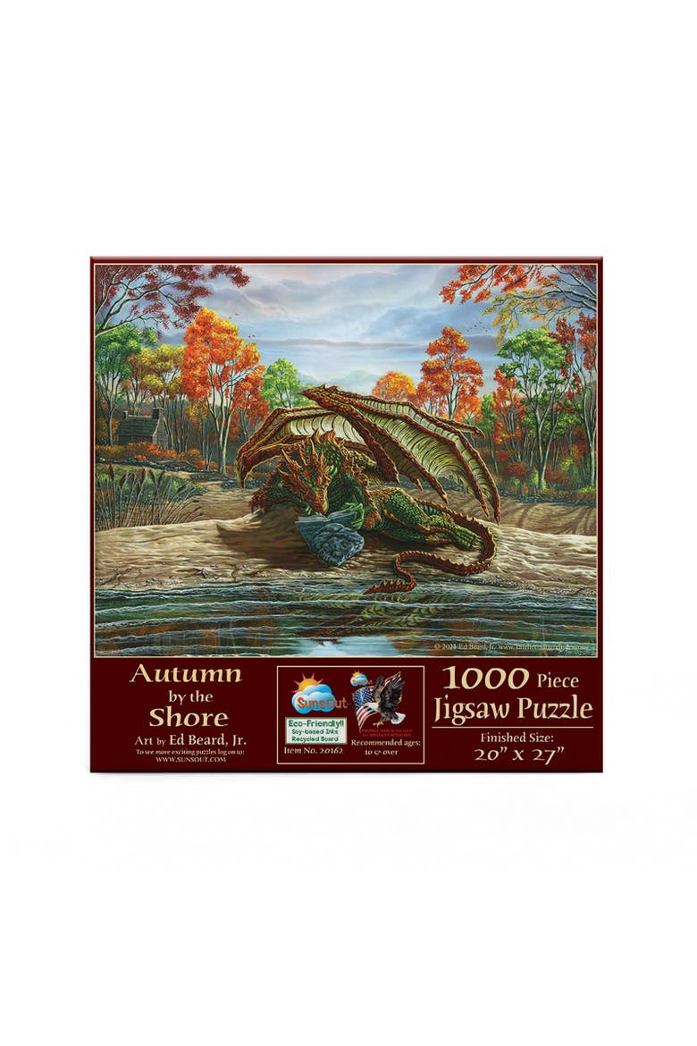 Autumn by the Shore 1000 piece Jigsaw Puzzle for Adults, Alternate, color, Multicolor