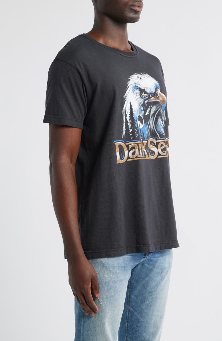 DARK SEAS Freedom Call Cotton Graphic T-Shirt, Alternate, color, Dusty Black